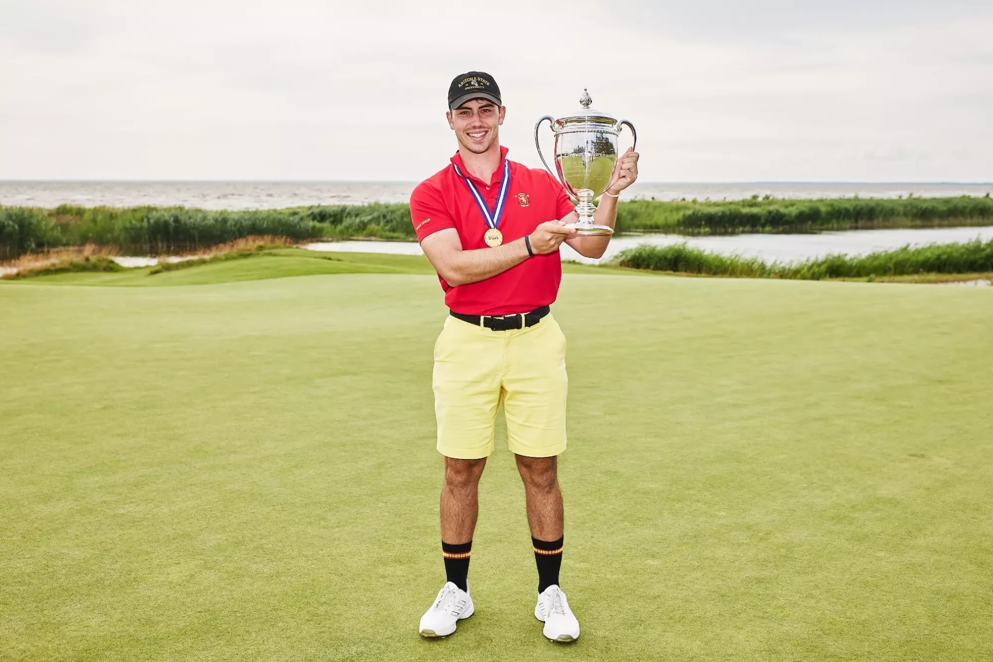 Josele Ballester during his victory at the European Amateur Championship.