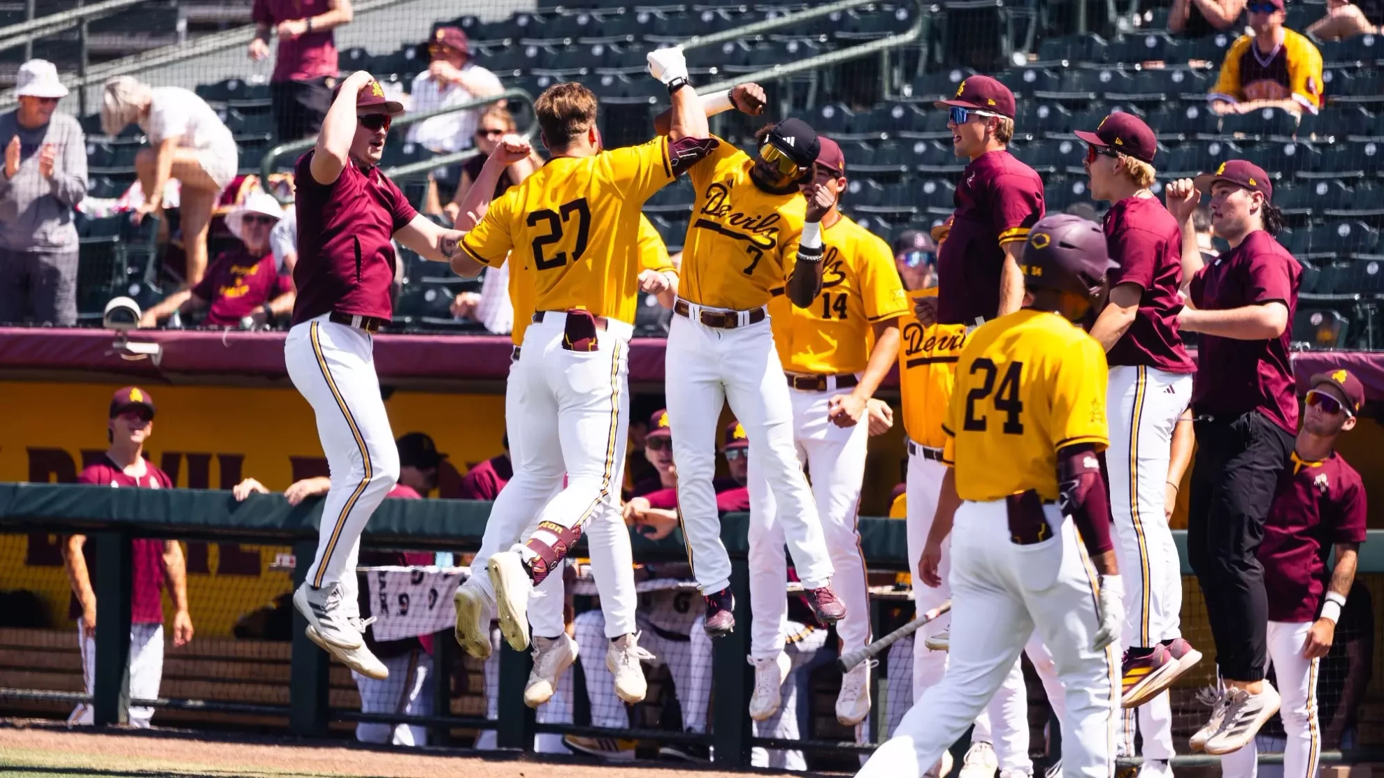 Baseball rolls to even series with Houston in 13-3 rout - ASU Sun Devil ...