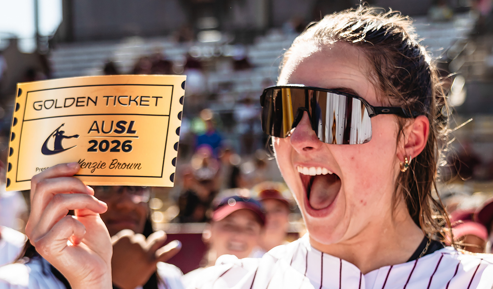 What dreams are made of: Kenzie Brown earns Golden Ticket to AUSL