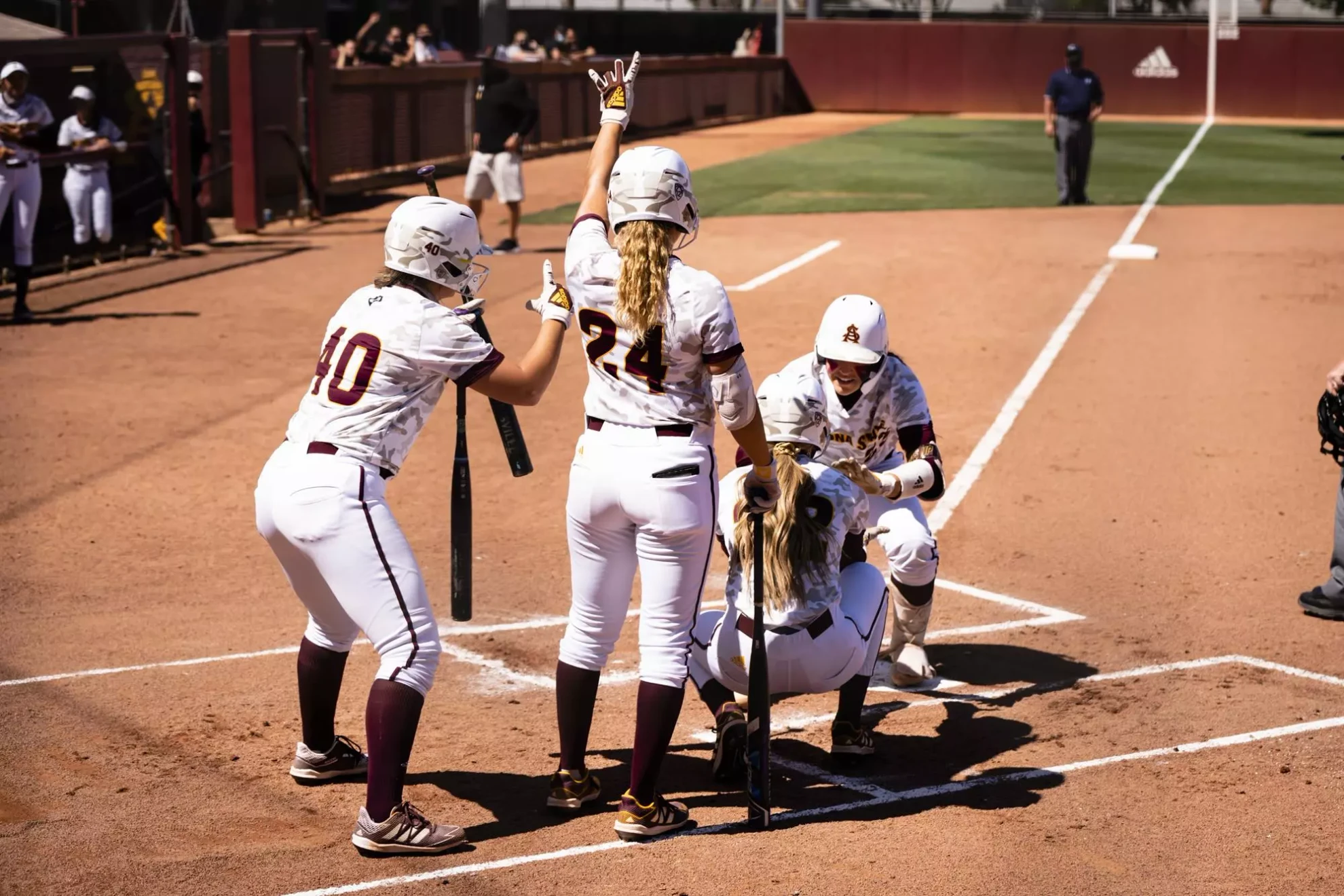 Late Game Heroics Lead to Saturday Sweep - ASU Sun Devil Athletics