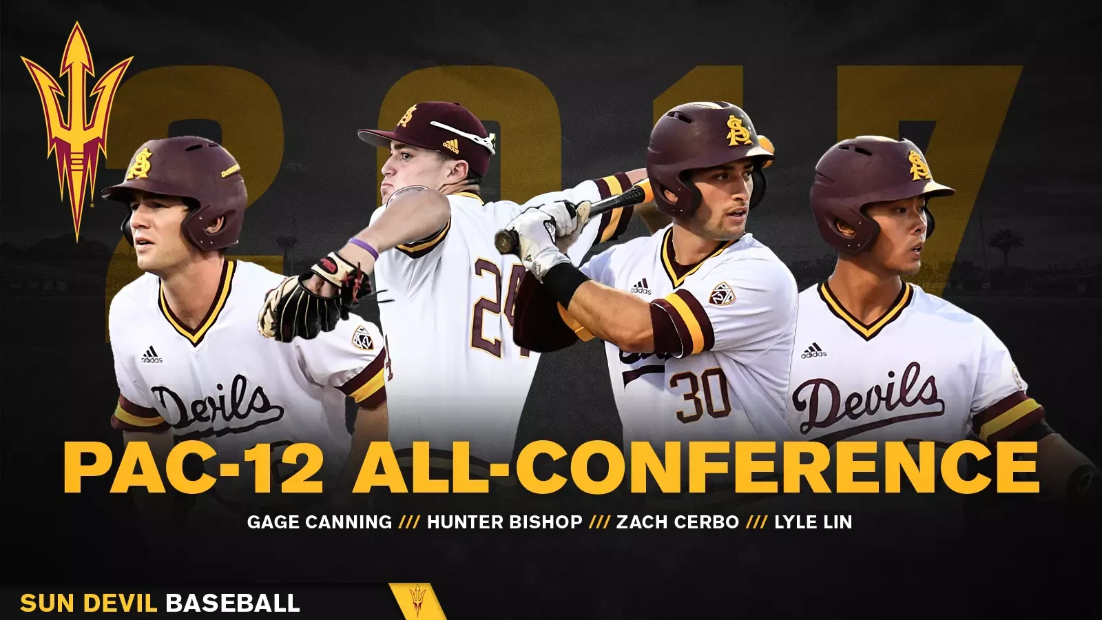 Four Sun Devils Named to All-Pac-12 Baseball Team - ASU Sun Devil Athletics