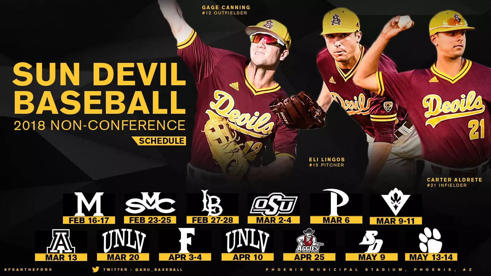 Sun Devil Baseball Announces 2018 Schedule - ASU Sun Devil Athletics