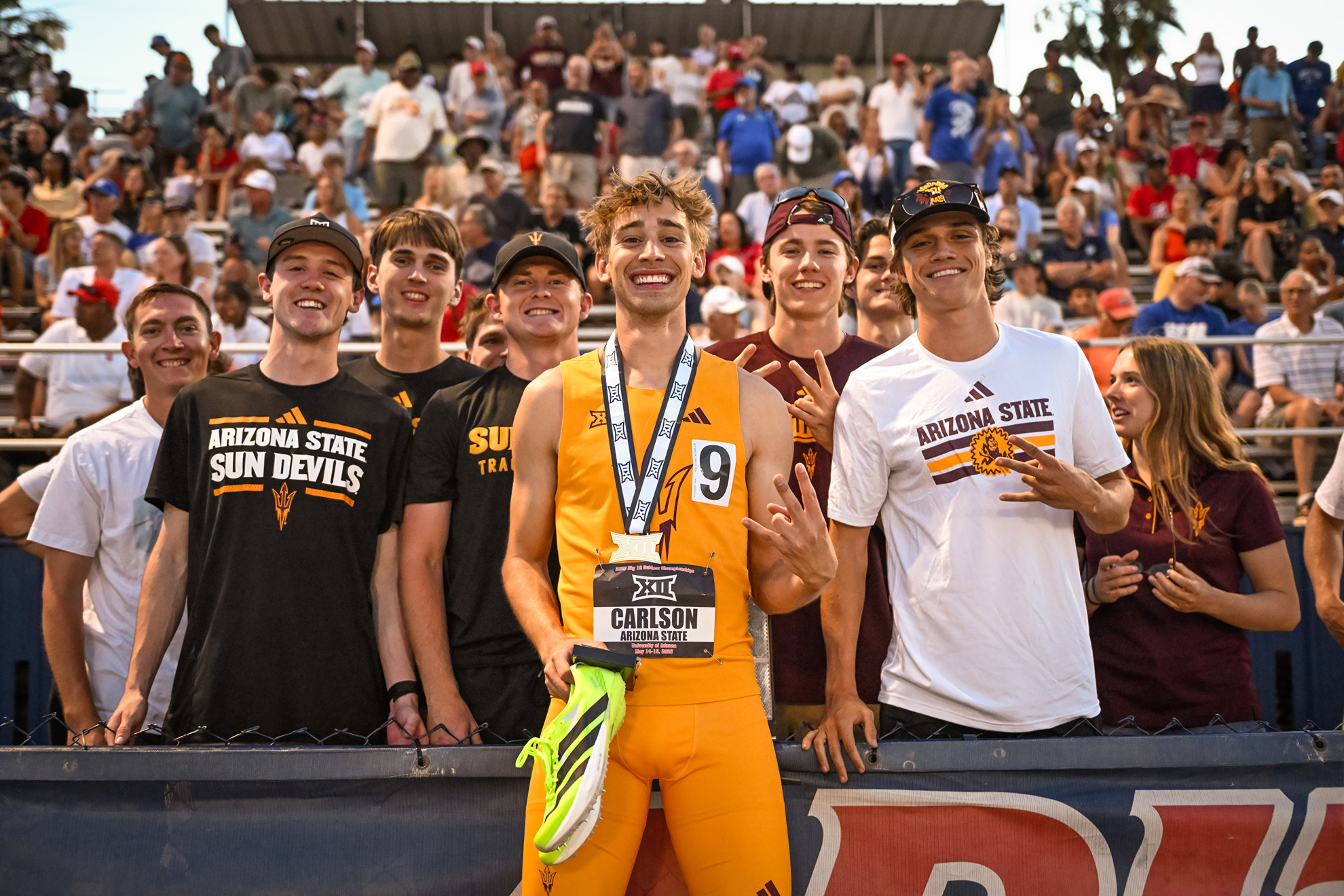 Track and Field crowns three champions at Outdoor Big 12 Championship