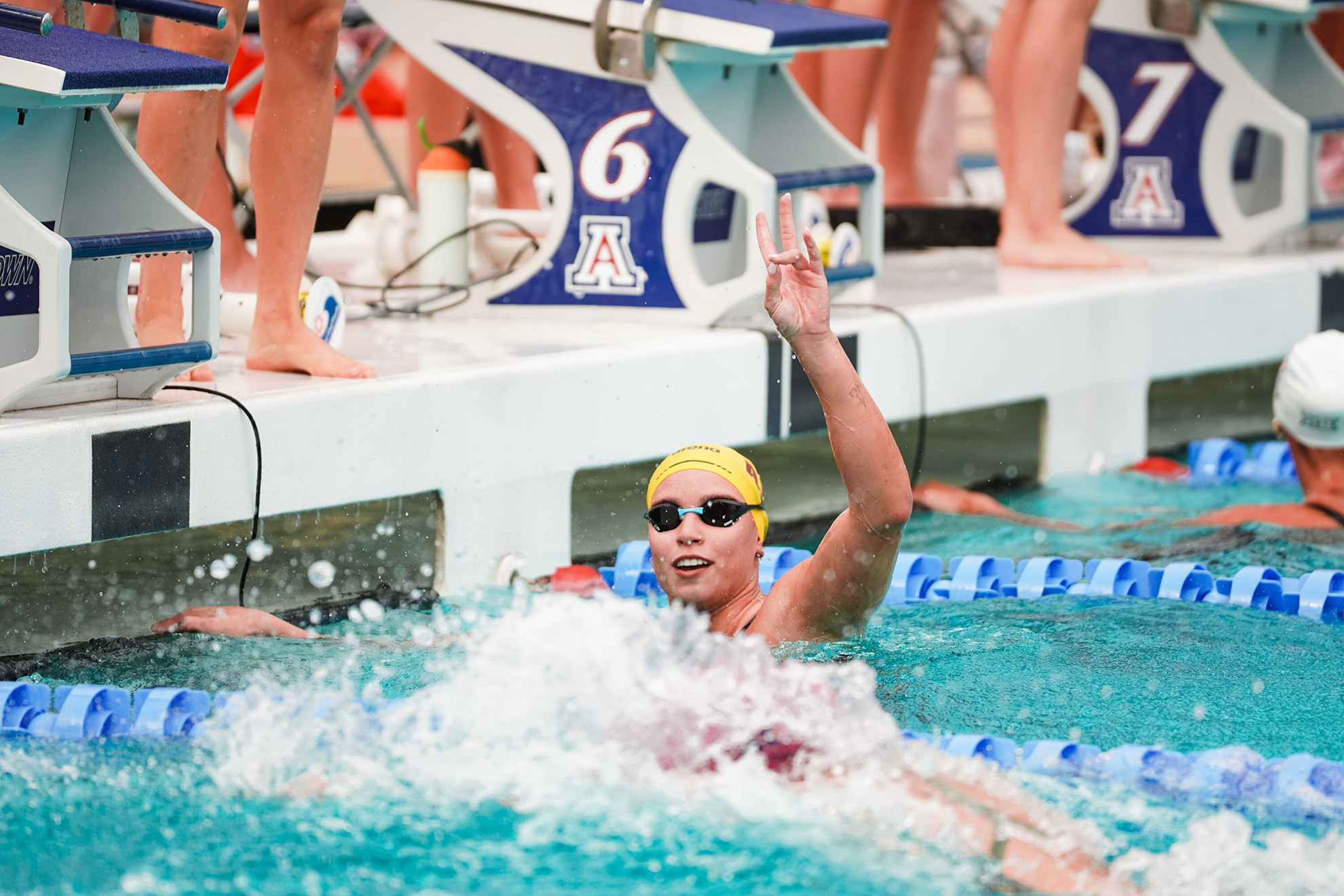 DRESSCAMP タンクトップ DELUXE スワロフスキー　スタッズ No. 3/18 Swim and Dive claim All-Arizona Showdown crown - ASU Sun